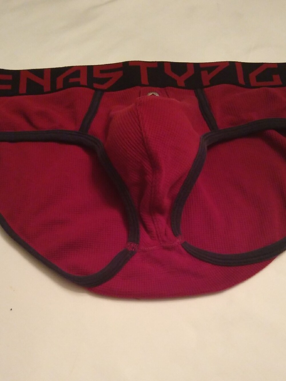 Nasty Pig Red Briefs with Black Trim - Picture 2 of 11